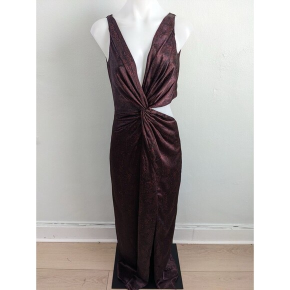Nicholas/RTR Silvina Gown;100% Silk; Beautiful Gown-Dress Up Or Down - Picture 1 of 7